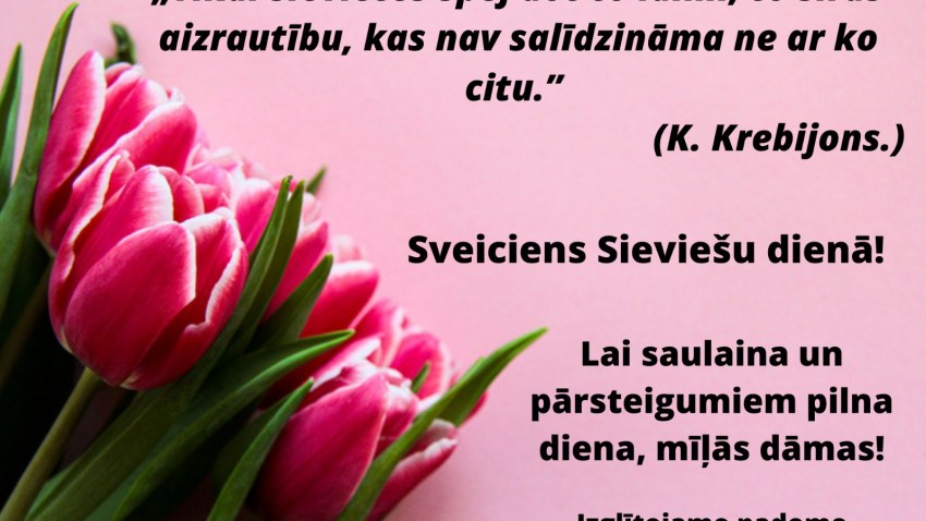 Sveiciens 8. martā!