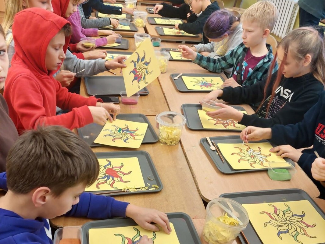 Smilšu mandalas 2