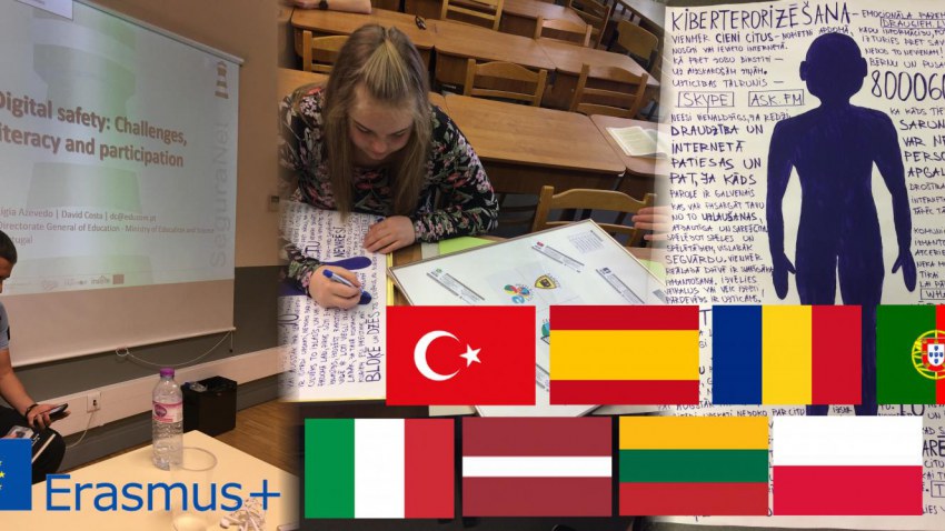 Erasmus+ projekts "Droša interneta vide kādu es to vēlos" 2016-2017